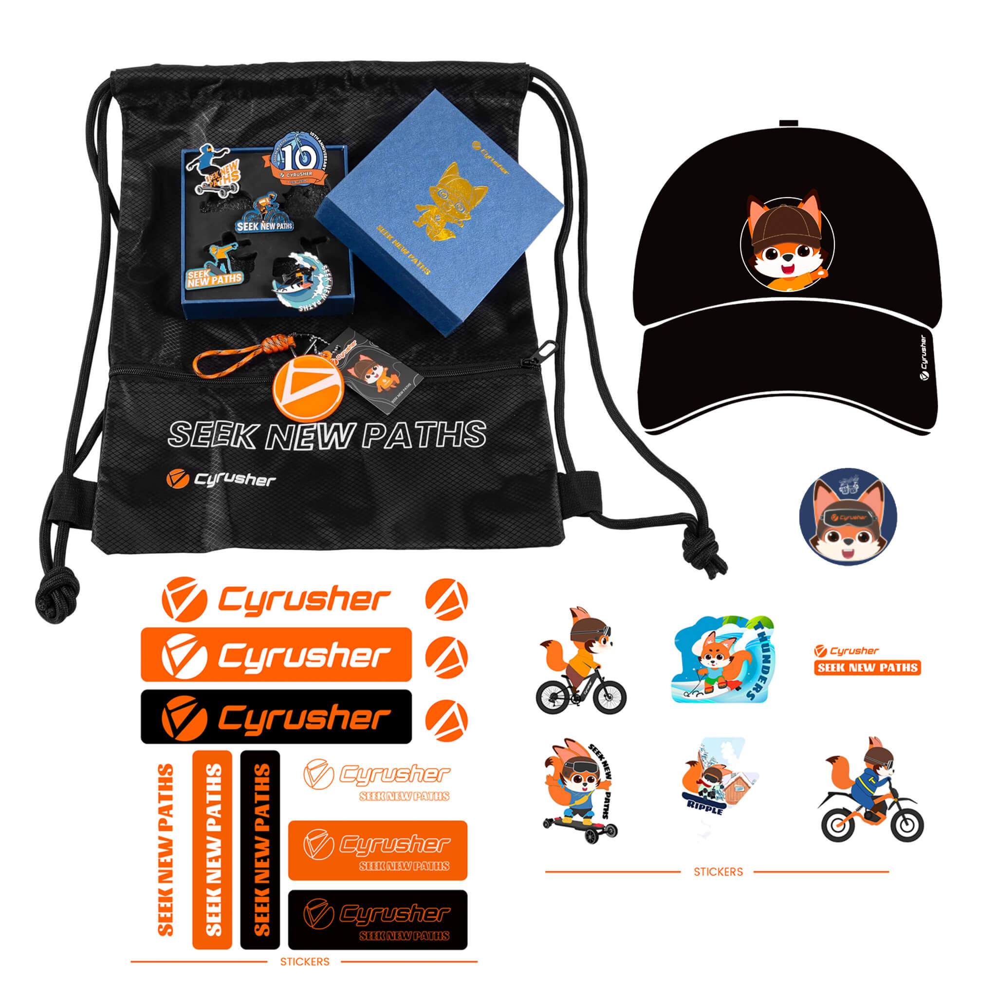 Set de regalo conmemorativo del 10º aniversario de Cyrusher (Envío el 31/8)