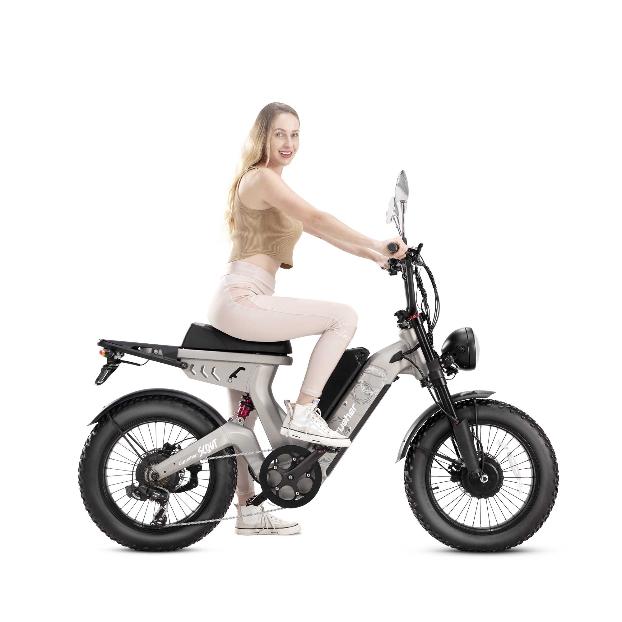Scout Pro Bicicleta electrica con doble suspensión, doble motor y doble bateria