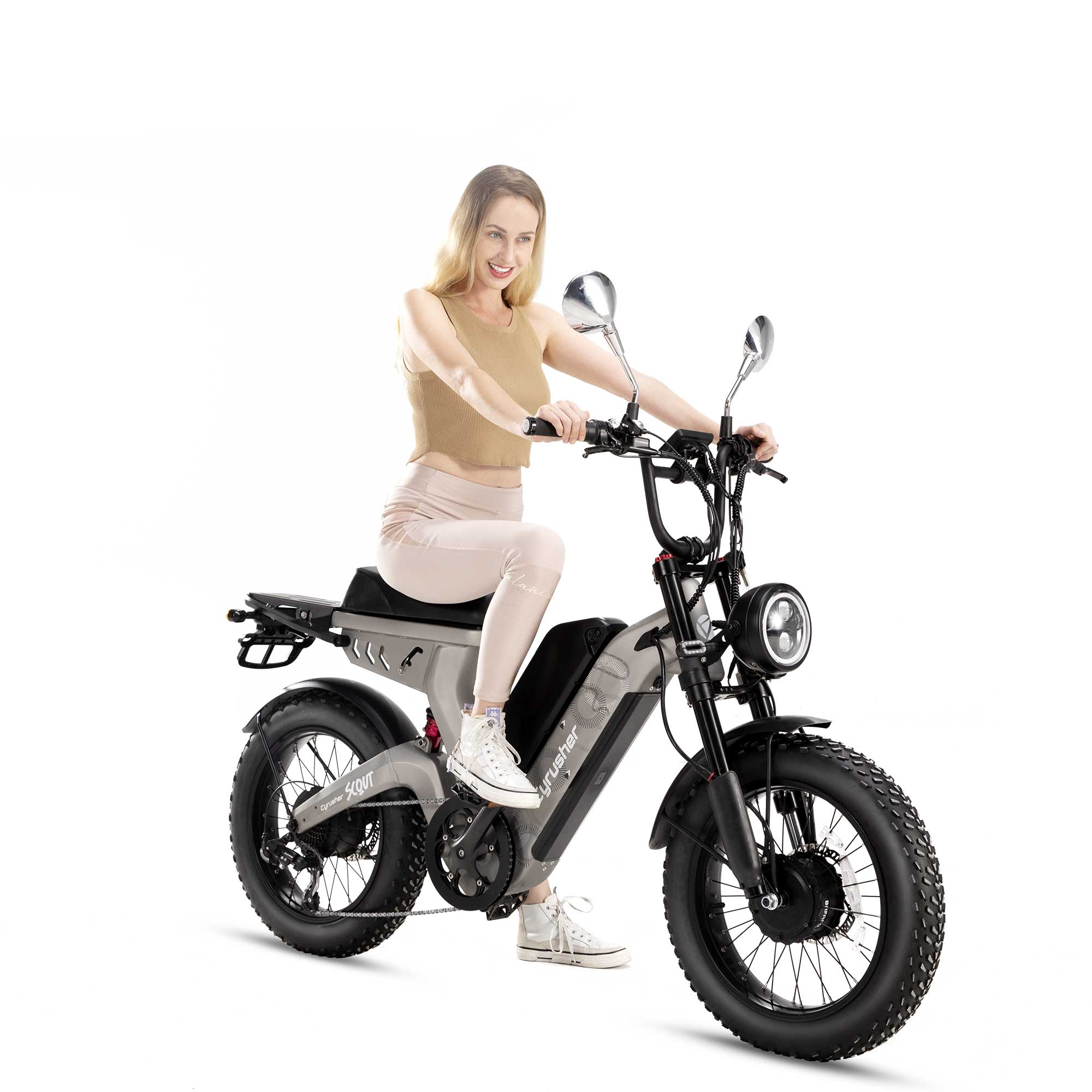 Scout Pro Bicicleta electrica con doble suspensión, doble motor y doble bateria