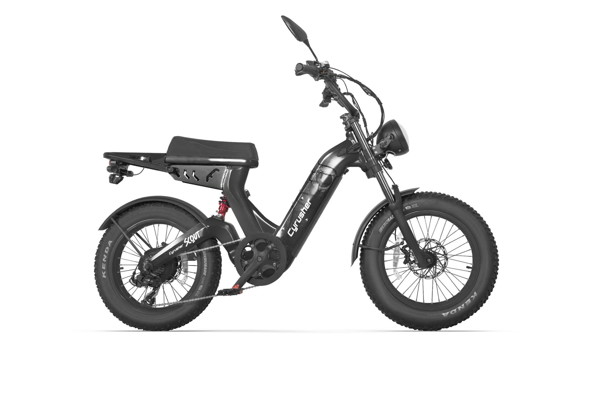 Scout Bicicleta electrica Step-Through con suspension total estilo ciclomotor