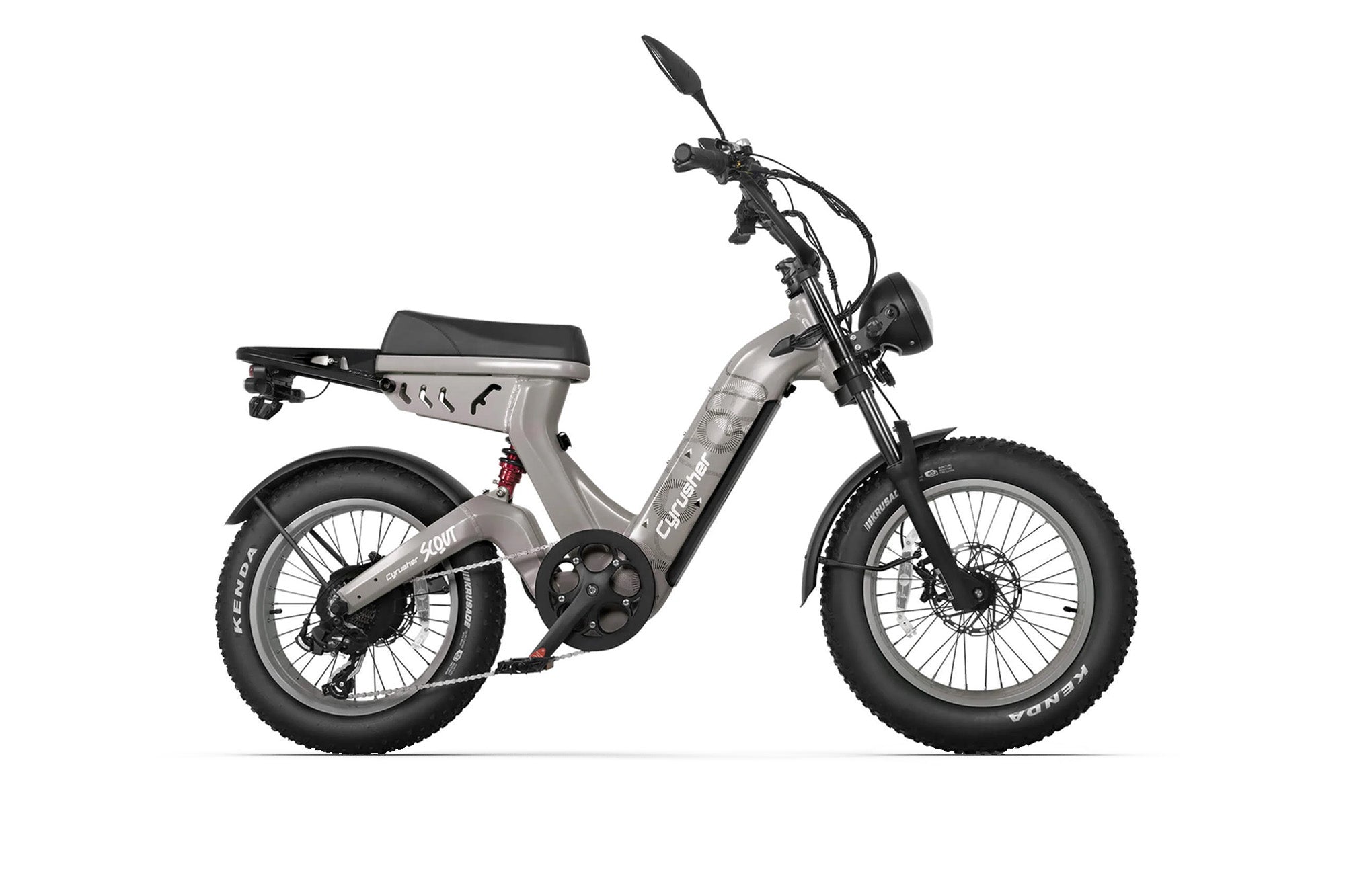 Scout Bicicleta electrica Step-Through con suspension total estilo ciclomotor