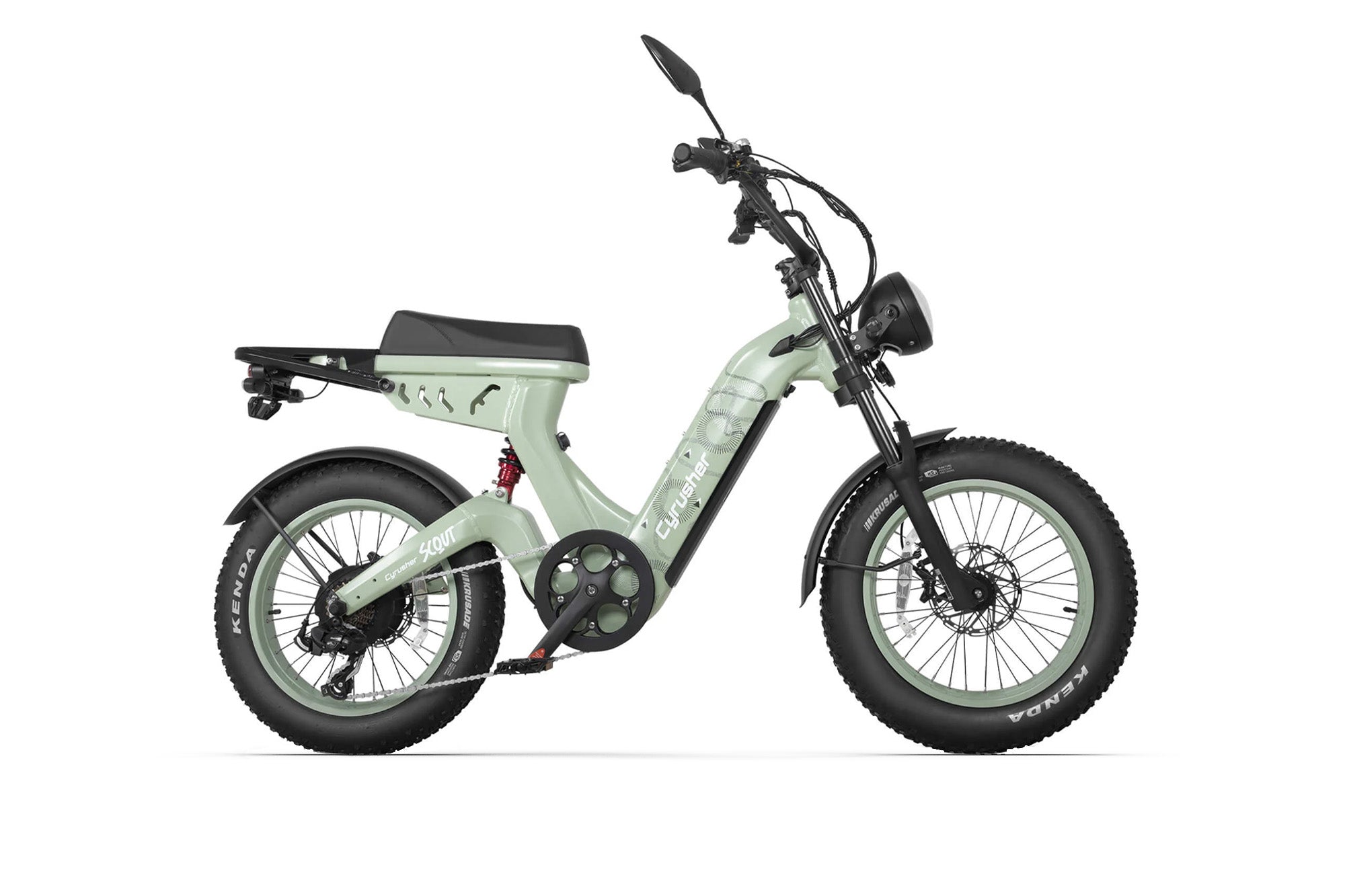 Scout Bicicleta electrica Step-Through con suspension total estilo ciclomotor