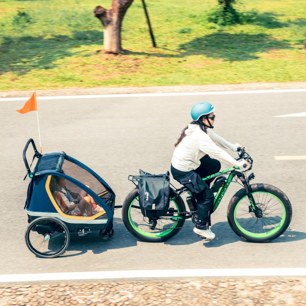 Remolque para niños de doble asiento