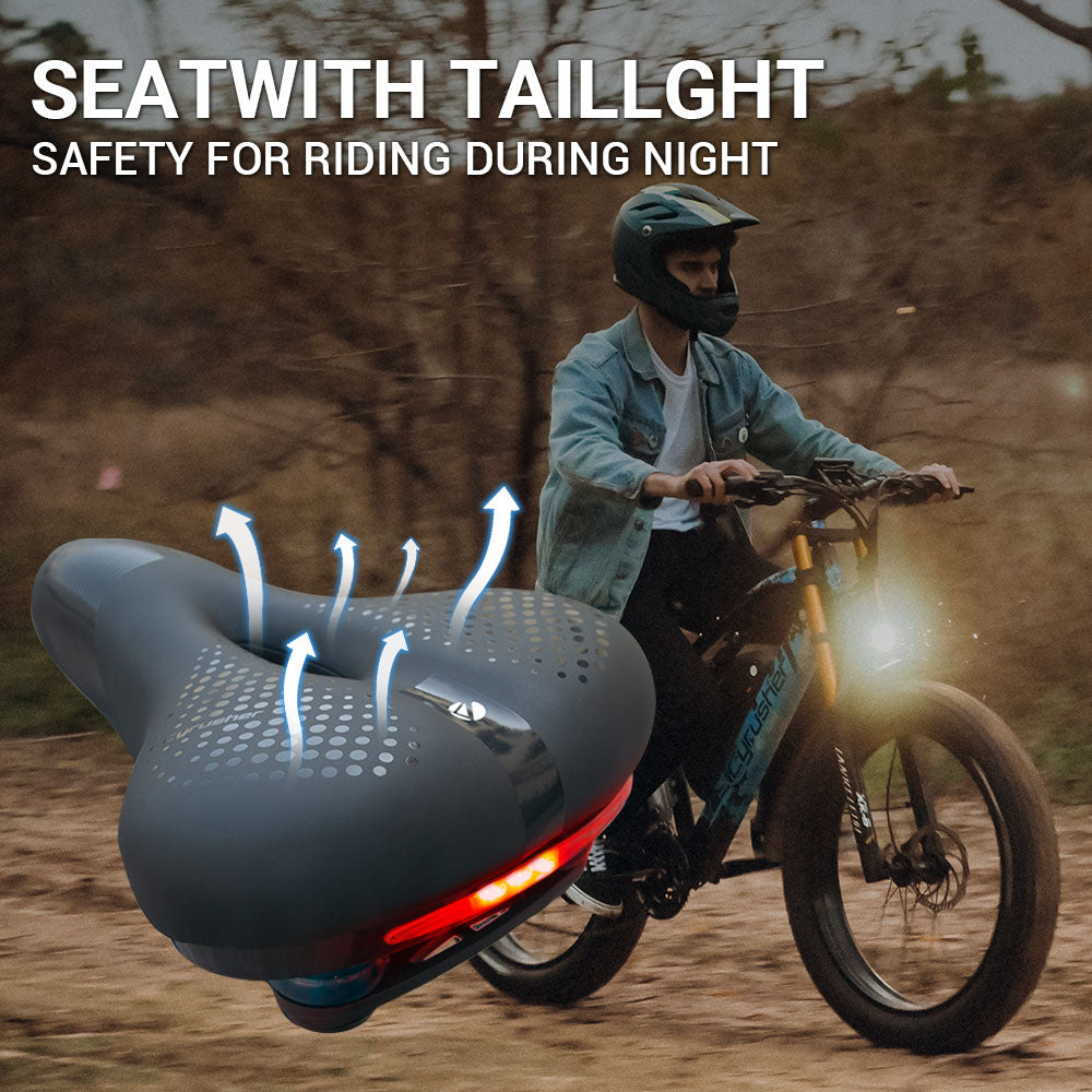 Asiento de bicicleta de montaña de PVC Cyrusher