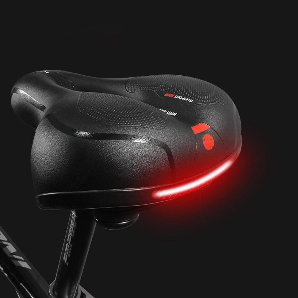 Sillín hueco y transpirable