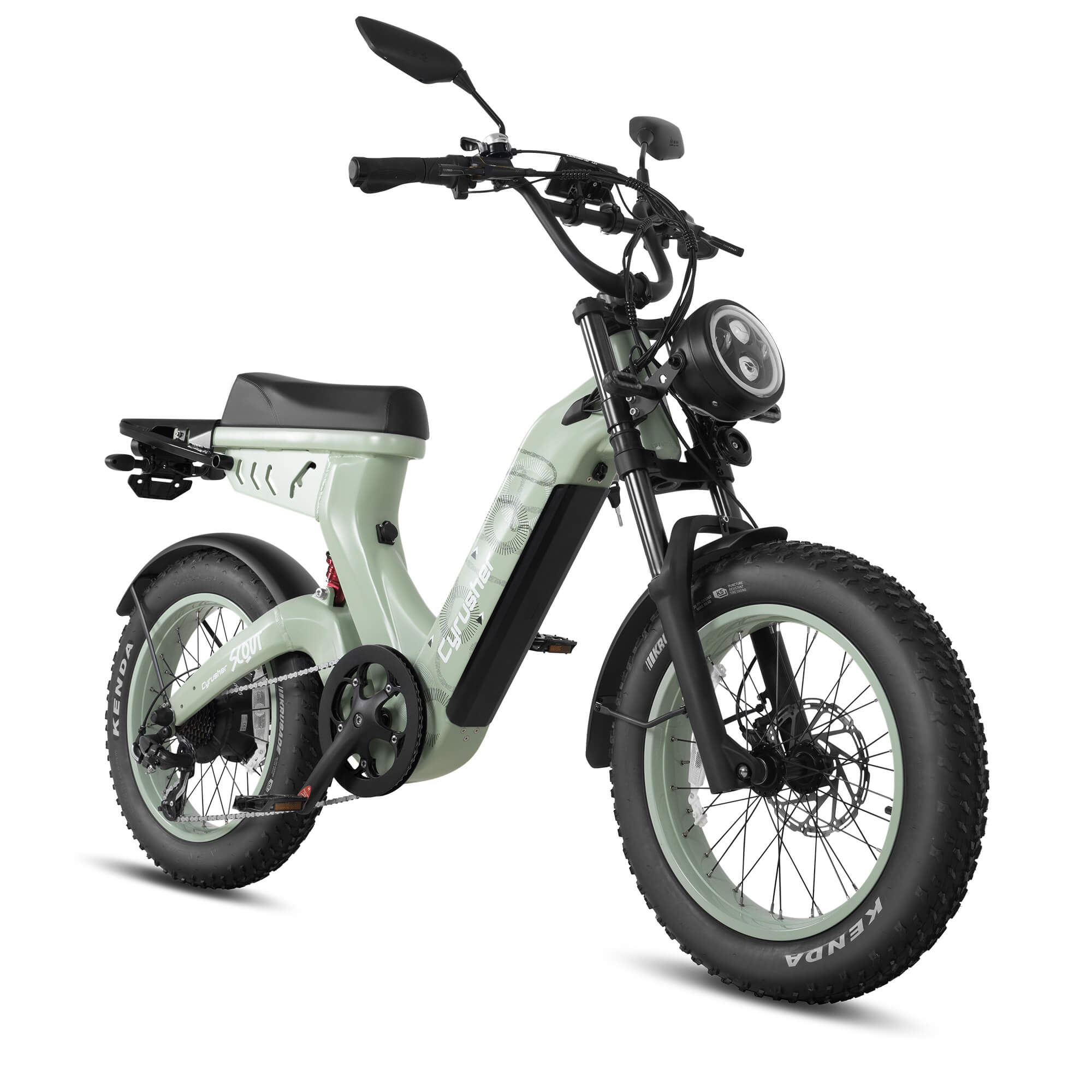 Scout Bicicleta electrica Step-Through con suspension total estilo ciclomotor