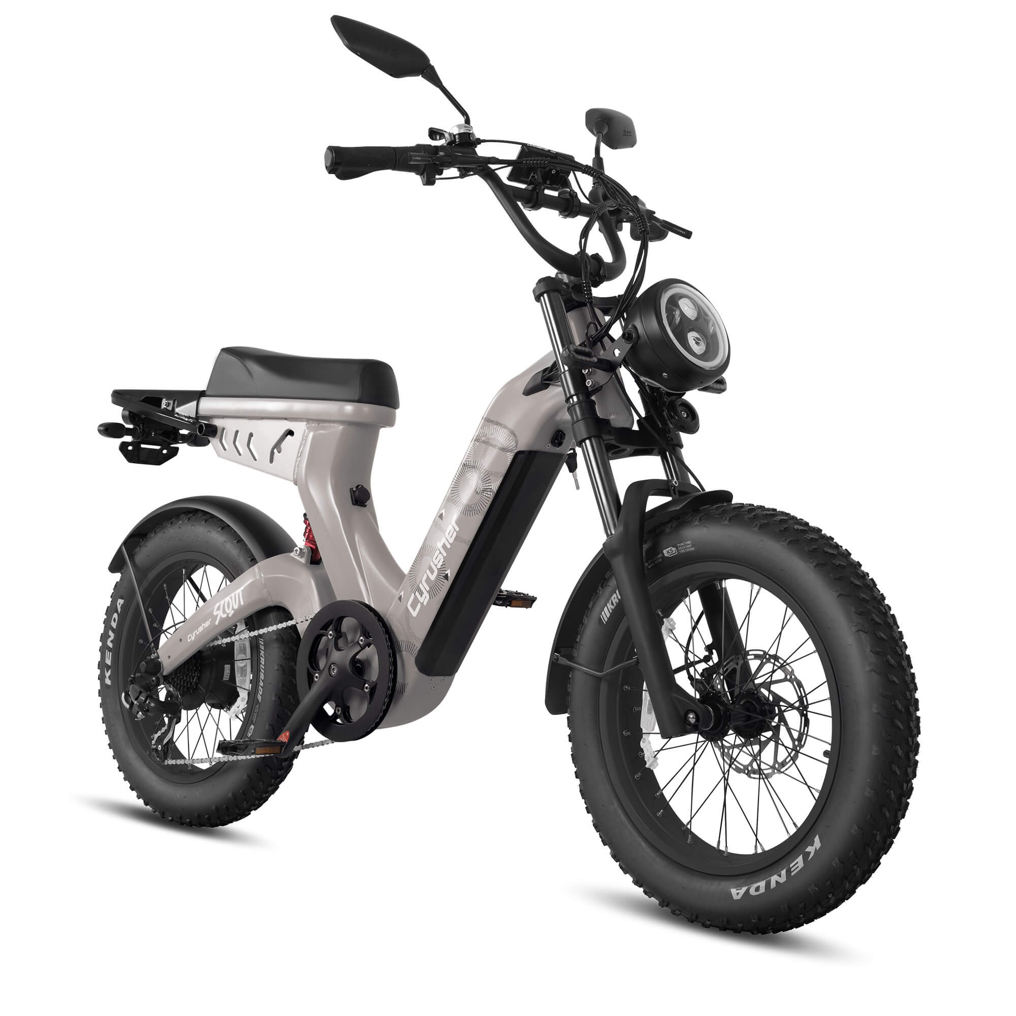 Scout Bicicleta electrica Step-Through con suspension total estilo ciclomotor