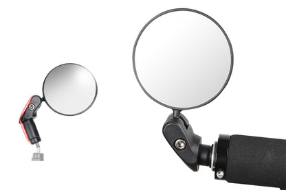 Bar End Mirrors- Circle(Sold as Pair)