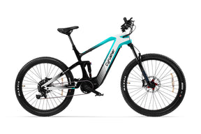 Cyclone X-250W Ebike de fibra de carbono con transmisión central