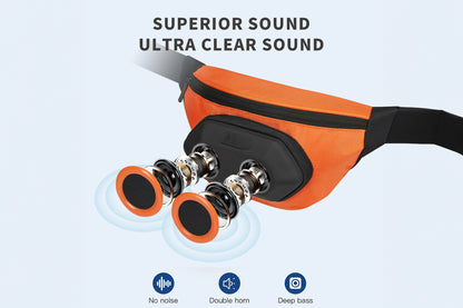Riñonera con altavoz Bluetooth