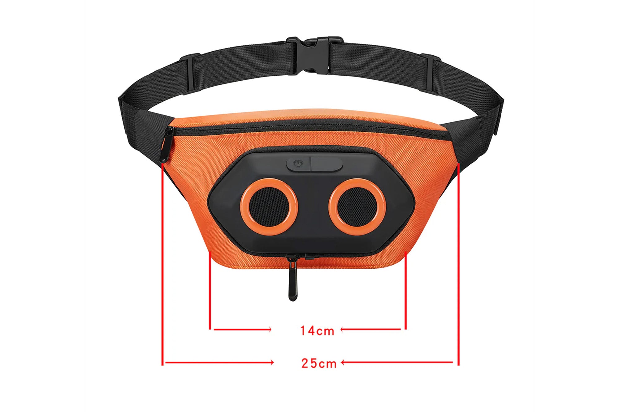 Riñonera con altavoz Bluetooth