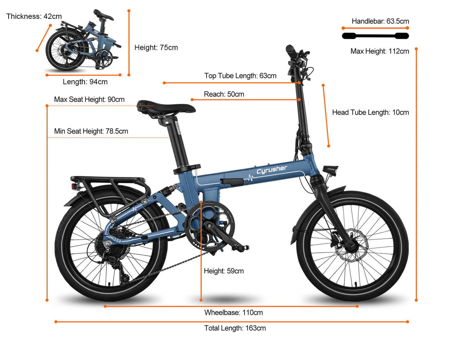 Sonder Bicicleta eléctrica plegable