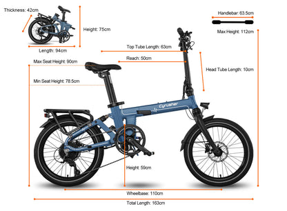 Sonder Bicicleta eléctrica plegable