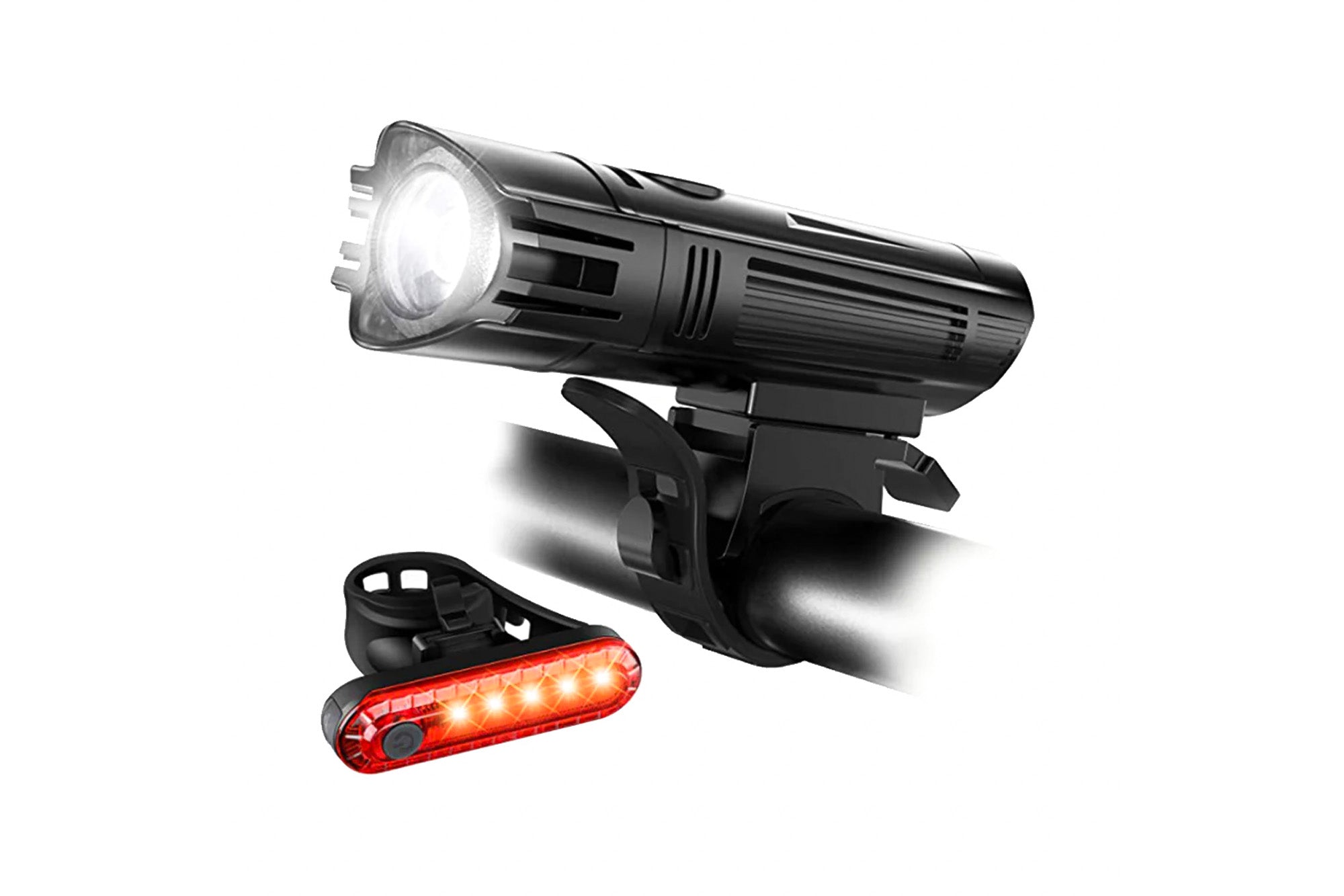 Luz delantera y trasera recargable por USB
