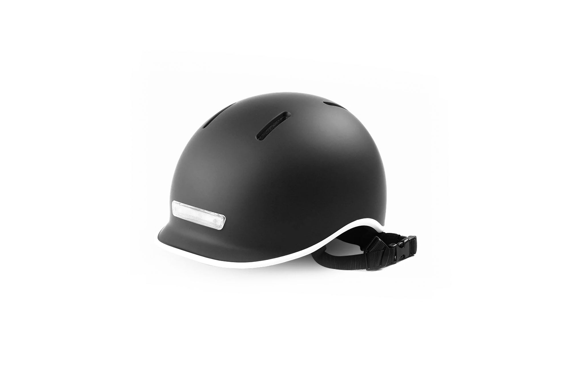 Casco elegante con luz