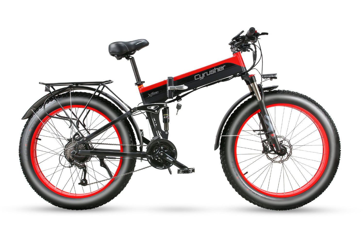 Cyrusher XF690 bici eléctrica plegable 1000W